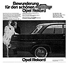 Opel Rekord (1961) - Werbung - der Schöne