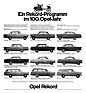 Opel Rekord (1962) - Werbung - Verkaufsprogramm Schweiz