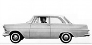 Opel Rekord (1962) - as a two-door model