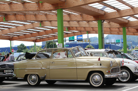 Opel Rekord Cabriolet-Limousine (1958) - genau das richtige für das schöne Wetter (3. Youngtimer- und Classictreffen Pratteln am 15. Juli 2018)