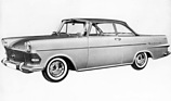 Opel Rekord Coupé (1961) - durch flachere Heckscheibe eleganter als die Limousine