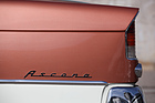 Opel Rekord P1 "Ascona" (1959) - der "Ascona"-Schriftzug für das Sondermodell aus der Schweiz