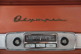 Opel Rekord P1 "Ascona" (1959) - sogar ein "Olympia"-Schriftzug konnte noch "gerettet" werden