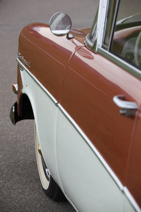 Opel Rekord P1 "Ascona" (1959) - viele Abstand zwischen Reifen und Aussenkante