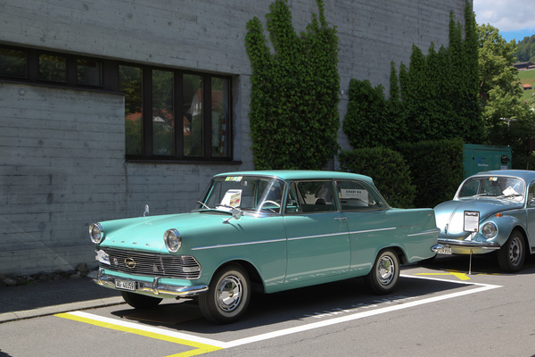 Opel Rekord P2 (1963) - als zweitürige Limousine - Oldtimer in Obwalden (O-iO) 2019