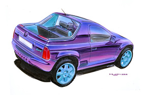 Opel Scamp (1993) - Design drawing