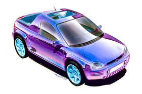 Opel Scamp (1993) - Design drawing