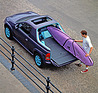 Opel Scamp (1993) - as a beach car with surfboard