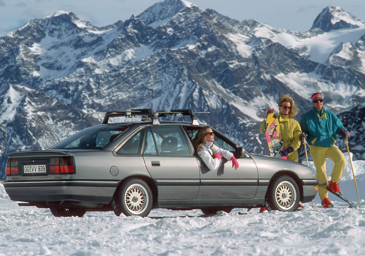 Opel Senator 3.0i 24V (1986) - auch im Winter gut ausgerüstet
