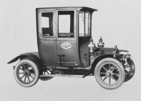 Opel Stadt-Coupé 5/12 PS (1908) - für 7500 Mark erhält man einen Vierzylindermotor, der den Wagen auf 55 km/h brachte