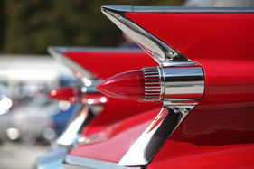 Oppulente Heckflossen beim Cadillac - Eindrücke DolderClassics vom 7. September 2014