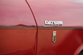 Orangenhaut am roten Datsun 1000 - OSMT Zug September 2015