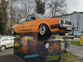 Origineller Blickfang am Eingang des Museums – im Museum in Dortmund