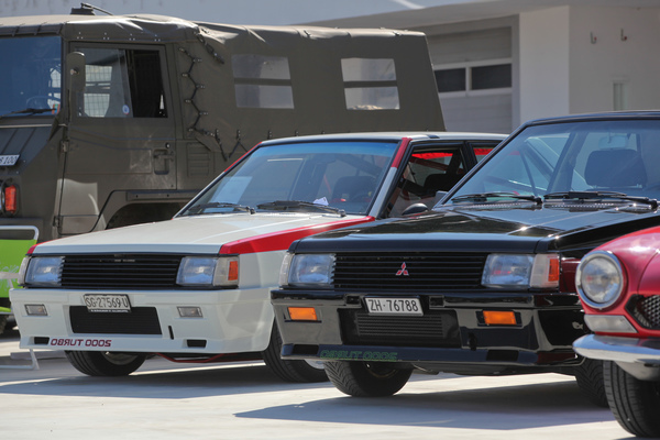 Paarungen - Mitsubishi Lancer Turbo der Achtzigerjahre - Dolder Classics August 2018