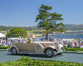 Packard 1006 Custom Twelve Dietrich Convertible Victoria (1933) - 3. Rang in der Klasse D-2 beim Pebble Beach Concours d'Elegance 2024