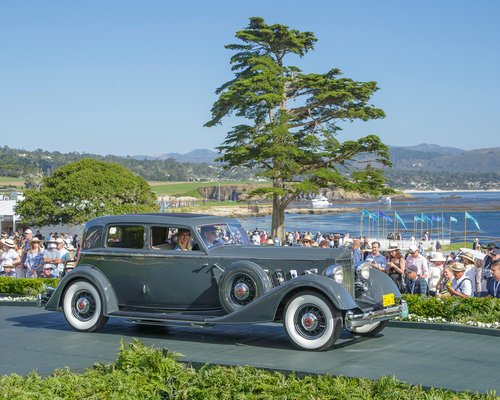 Packard 1108 Twelve Dietrich Sport Sedan (1934) - 1. Rang in der Klasse C-2 beim Pebble Beach Concours d'Elegance 2024