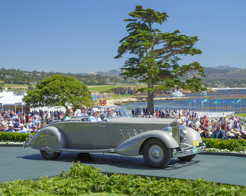 Packard 1108 Twelve LeBaron Sport Phaeton (1934) - 1. Rang in der Klasse D-2 beim Pebble Beach Concours d'Elegance 2024