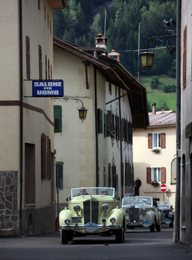Packard 120 Convertible Coupé (1936) - ADAC Trentino Classic 2013 - Oldtimer-Wanderung um den Sonax-Pokal