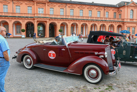 Packard 120 Six (1937) an der RAID Suisse-Paris 2016