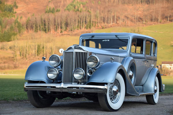 Packard Super Eight 1103 Sedan (1934) - gemeldet als Lot 056 an der Versteigerung der Oldtimer Galerie in Toffen am 30. März 2019