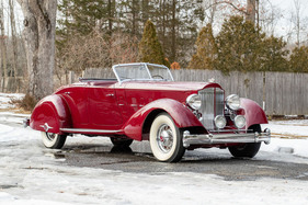 Packard Twelve Custom Individual Sport Phaeton in the style of LeBaron (1934) - als Lot 121 an der RM/Sotheby's Amelia Island Versteigerung am 5. März 2022