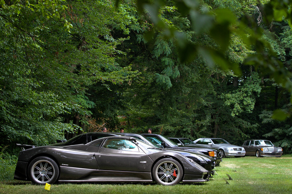 Pagani Zonda mit AMG-Motor in der AMG-Klasse - Concours d'Elégance Suisse Coppet 2017