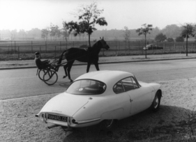 Panhard CD (1962) - aerodynamische Heckpartie, kaum Unterschiede zur Wettbewerbsversion sichtbar