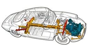 Panhard CD (1963) - die Serienversion in der Durchsichtszeichnung