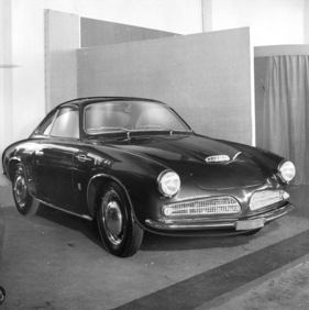 Panhard Dyna Junior Allemano (1954) - mit den Gesichtszügen des '53er Studebaker Starliner - Genfer Automobilsalon 1954