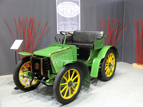 Panhard-Levassor Type A2 Tonneau (1901) - bereit für London-Brighton - gesehen bei Christian Grohe (Rétromobile 2013)