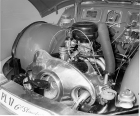 Panhard PL 17 (1960) - mit luftgekühlten Zweizylinder-Boxermotor "Tigre" und 850 cm3, gut für 50 PS - Genfer Autosalon 1960