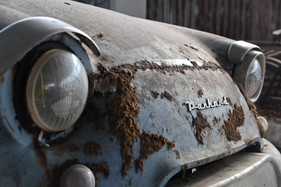 Panhard Tigre PL 17 (1964) - in der Sonderaussstellung "Scheunenfunde" des Pantheons im Sommer 2015