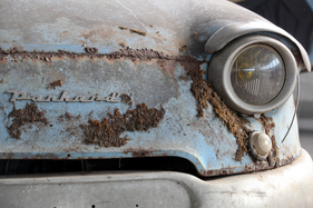 Panhard Tigre PL 17 (1964) - in der Sonderaussstellung "Scheunenfunde" des Pantheons im Sommer 2015