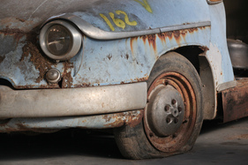 Panhard Tigre PL 17 (1964) - in der Sonderaussstellung "Scheunenfunde" des Pantheons im Sommer 2015