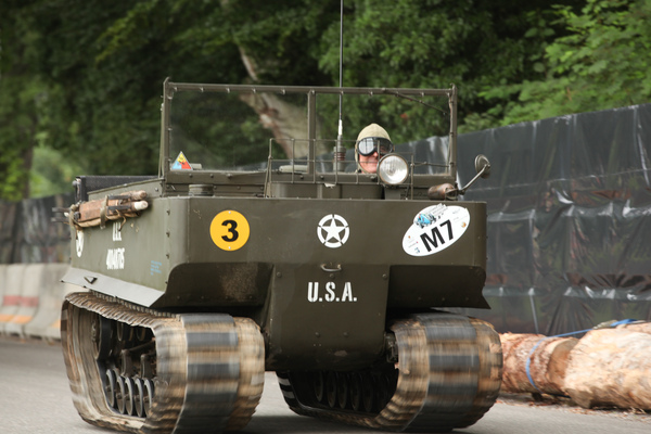 Panzer Weasel M-29 von 1940 aus den USA - Militär-Corso am GP Brugger Schachen 2015