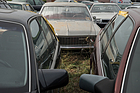 Park- oder Schrottplatz Kirchberg 2024 - Opel-KAD-Limousine