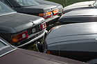 Park- oder Schrottplatz Kirchberg 2024 - deutsche Limousinen von BMW und Audi