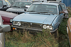 Park- oder Schrottplatz Kirchberg 2024 - eine Lancia Gamma Schräghecklimousine