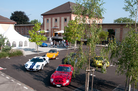 Parkplatz beim Autobau in Romanshorn Parkplatz beim Autobau in Romanshorn