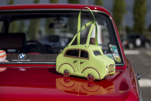 Passende Handtasche - am letzten Tag der Creme21 2015 in Leipzig