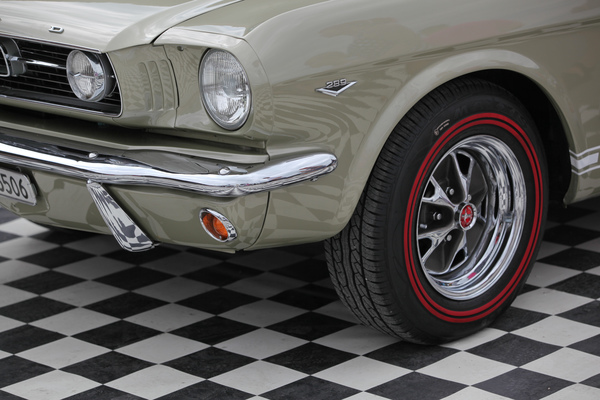 Bild Passt perfekt auf das Schachbrettmuster - Mustang & Shelby Meeting 2017 in Zug
