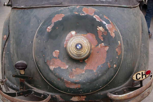 Patina auf dem BMW Vorkriegs-Cabriolet von Oldierama - Swiss Classic World Luzern 2021