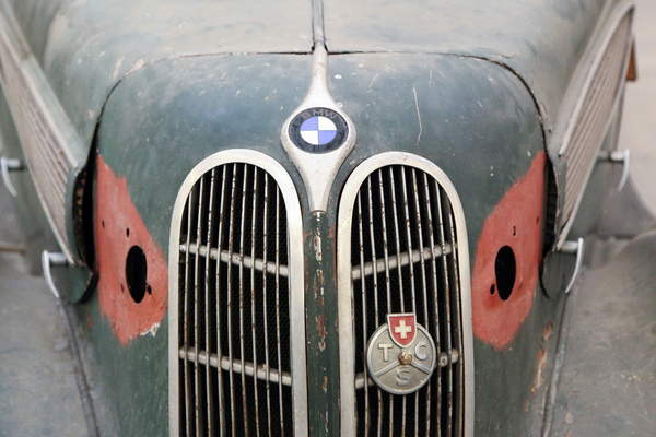 Patina auf dem BMW Vorkriegs-Cabriolet von Oldierama - Swiss Classic World Luzern 2021