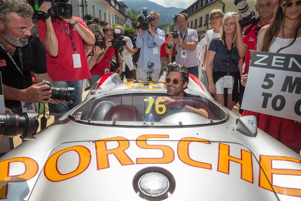Patrick Dempsey fühlt sich im 550 Spyder wohl - Ennstal-Classic 2017