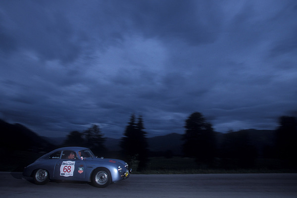 Paul Ernst Strähle auf Porsche 356 Carrera von 1957