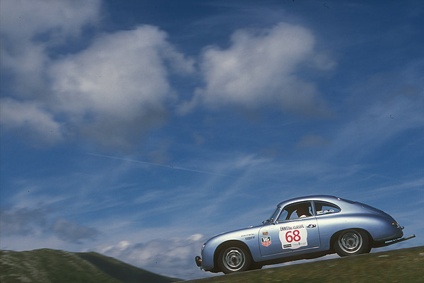 Paul Ernst Strähle auf Porsche 356 Carrera von 1957