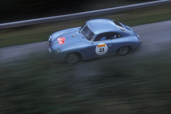 Paul Ernst Strähle auf Porsche 356 Carrera von 1957