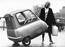 Peel P 50 (1962) - light as a feather - can be lifted into a parking space with one hand
