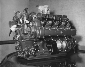 Pegaso Z-102 (1952) - der modern konstruierte V8-Motor von Pegaso