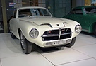 Pegaso Z 102 (1955) V8, 2.8 L Hubraum - mit Blinker am Kühlergrill - Pegaso-Sonderschau in der Autoworld Brüssel (2018/2019)